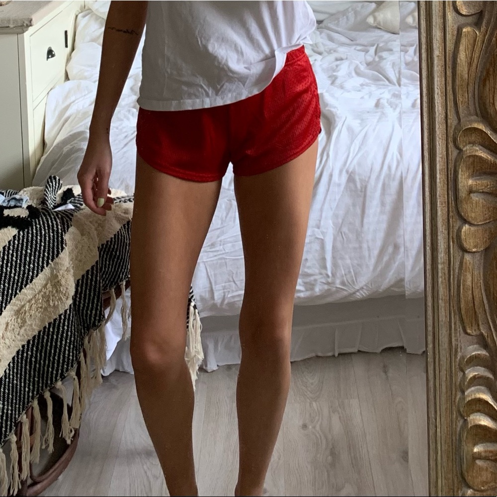 Red Sport Soffe Shorts